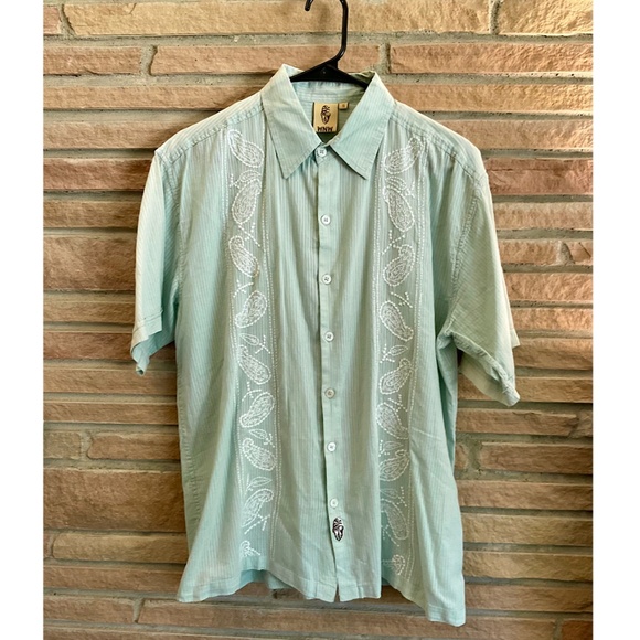 Wayan Natural Wear Men’s Embroidered Shirt - Picture 1 of 6